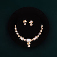 Chiccharm Jewellery Sparkling Austrian Stone Designer Necklace Set