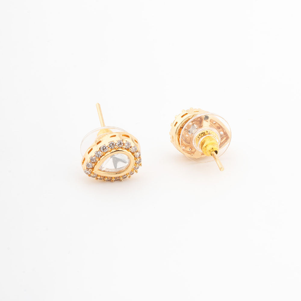 ChicCharm Jewellery Brass Gold Plated Austrian Stone Pendant Set