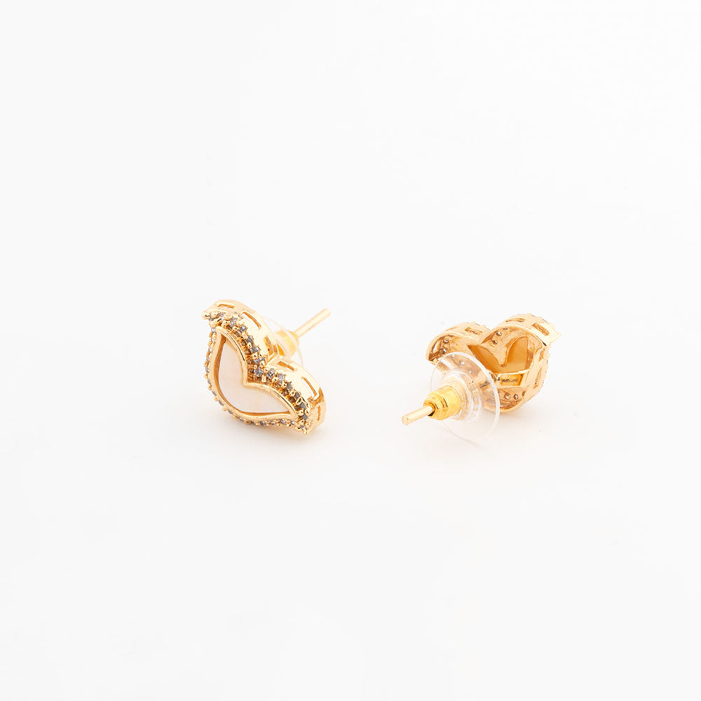 ChicCharm Jewellery Brass Gold Plated Austrian Stone Pendant Set