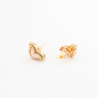 ChicCharm Jewellery Brass Gold Plated Austrian Stone Pendant Set