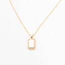 ChicCharm Jewellery Brass Gold Plated Austrian Stone Pendant Set