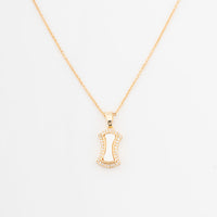 ChicCharm Jewellery Brass Gold Plated Austrian Stone Pendant Set