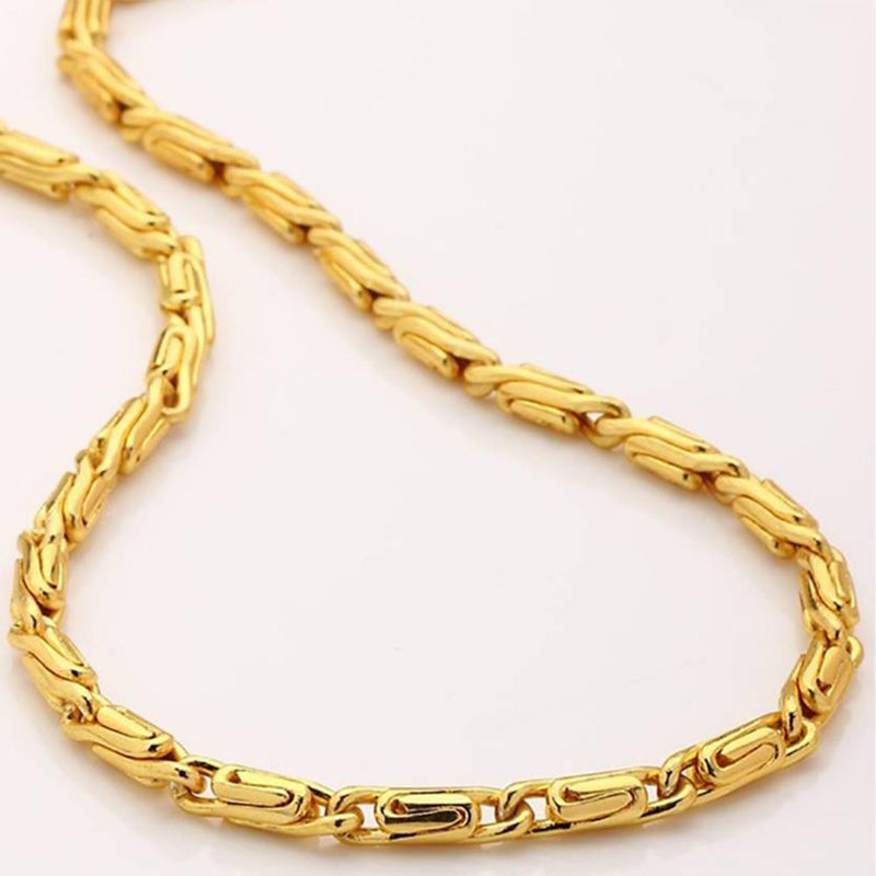 Mahi Exclusive Gold Plated Long Chain for Men and Boys (CN1100232G)