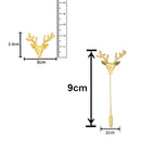 Mahi Combo of Deer-Face Shaped Wedding Brooch/Lapel Pin for Men (CO1105665G)