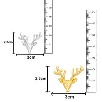 Mahi Combo of Deer-Face Shaped Wedding Brooch/Lapel Pin for Men (CO1105668M)