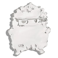 Mahi Combo of 2 Royal Crest Lion-Head-Shaped Vintage Crown Emblem Green & Maroon Enamel Designer Lapel Pin Brooch Pin for Men (CO1105866R)