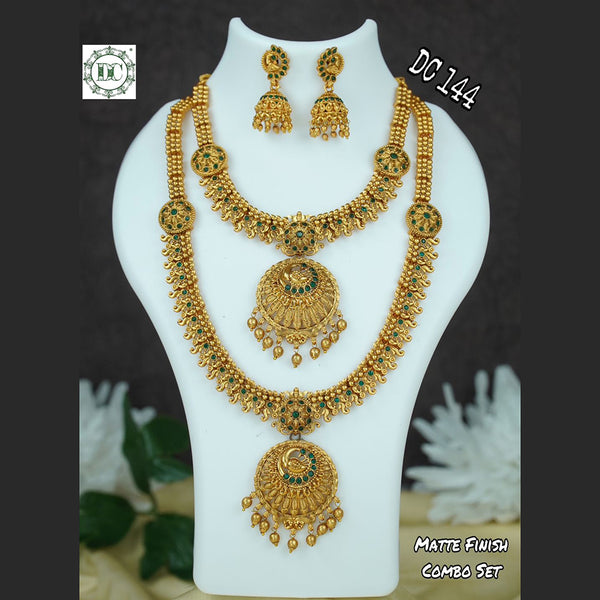 Diksha Collection Gold Plated Combo Set