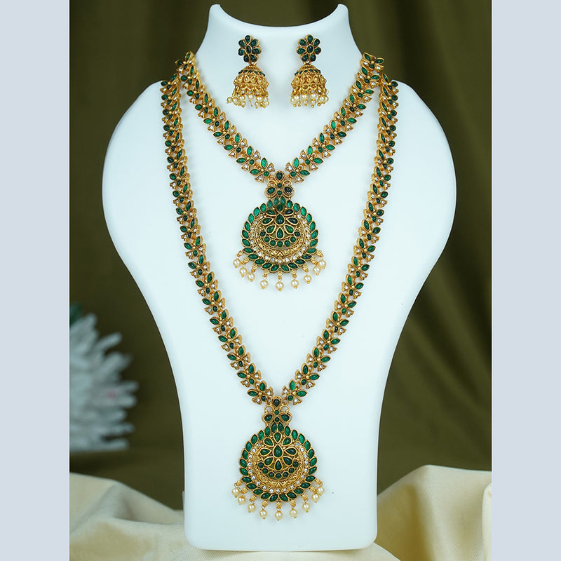 Diksha Collection Gold Plated Combo Set