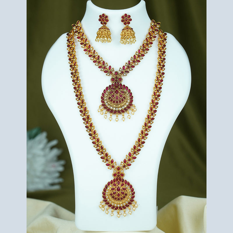 Diksha Collection Gold Plated Combo Set