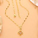 HR Sales Premium Quality Austrian Stone Chain Pendant