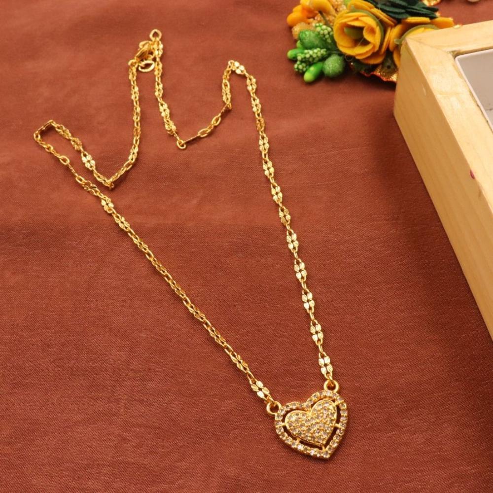 HR Sales Premium Micro Gold Plated Sparkling Austrain Stone Chain