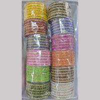 Shree Asha Bangles Gold Plated Raindrop Bangles Set