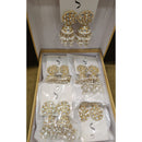 Dhwani Classic Kundan Stone Pearl And Beads Heritage Jhumki Earrings