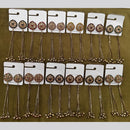 Dhwani Indo-Ethnic Crystal Stone And Pearl Kashmiri Ghungroo Dangler Earrings  (Pack of 12)