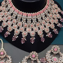 Gehana Mahal Gold Plated Austrian Stone And Beads Necklace Set