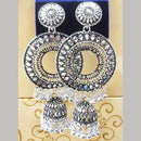 Martina Jewels Silver Plated Jhumki Earrings