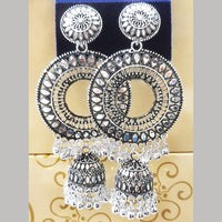 Martina Jewels Silver Plated Jhumki Earrings