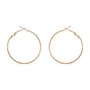 Etnico Stylish Latest Fashion Hoop Earrings For Women (E3218) (Gold)