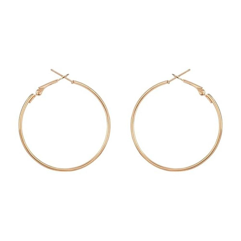 Etnico Stylish Latest Fashion Hoop Earrings For Women (E3218) (Gold)