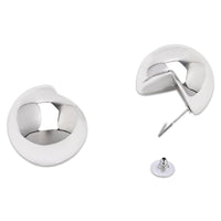 Etnico Half Circle Fashion Stylish Lightweight Chunky Stud Earrings For Woman