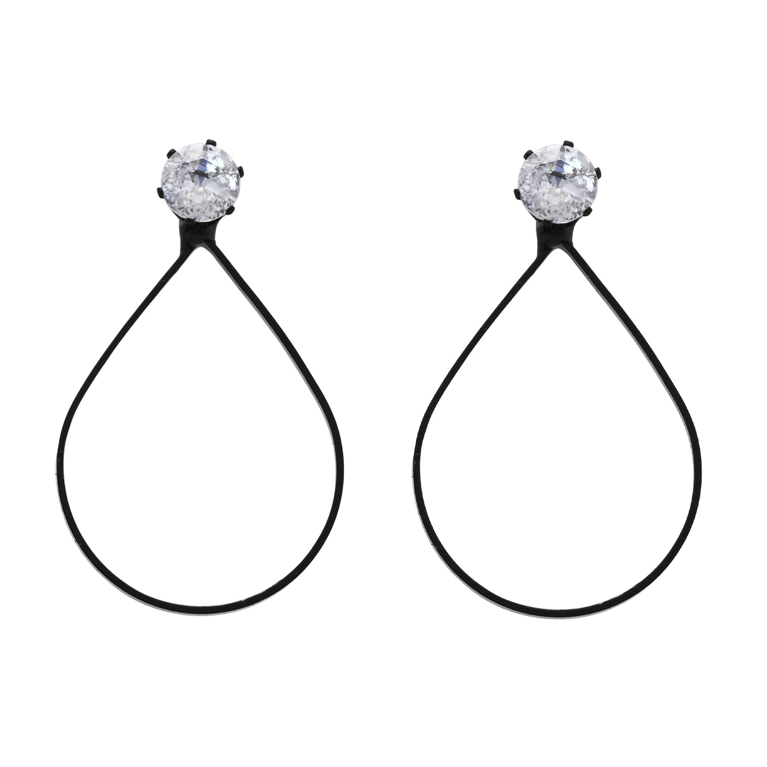 Etnico Stylish Oval Shaped Lightweight Fancy Earring For Women