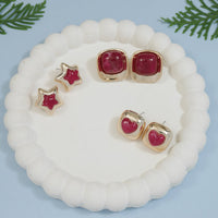 Etnico Fashion Latest Stylish Trendy Lightweight Modern Stud Earrings Combo Set for Women