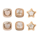 Etnico Fashion Latest Stylish Trendy Lightweight Modern Stud Earrings Combo Set for Women