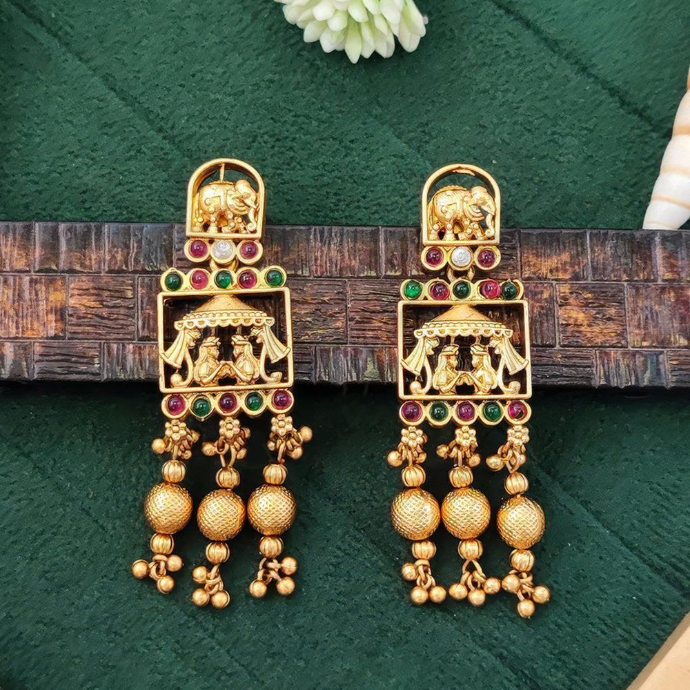 Js Fashion  Traditional Heritage Look Designer Earrings