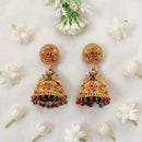 Js Fashion  Antique Jewellery High Gold Polish Jhumka Earrings