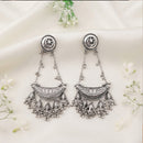 Js Fashion Pack of 4 Designer Oxidized Earrings for Women