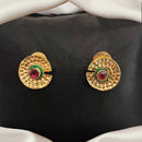 JS Fashion Royal Pota Stone Stud Earrings for Women