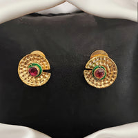 JS Fashion Royal Pota Stone Stud Earrings for Women