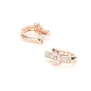 Sian Rose Gold Plated American Diamond Sud Earrings