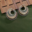 Arham Premium Gold Plated Designer Heavy Polki Kundan Beads Dangler Earrings