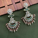 Arham Premium Gold Plated Designer Heavy Polki Kundan Beads Dangler Earrings