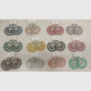 Dhwani Trendy Austrian Stone And Pearl Meenakari Dangler Earrings (Pack of 12)