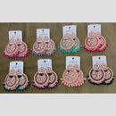 Dhwani Trendy Kundan Stone And Pearl Meenakari Dangler Earrings (Pack of 12)