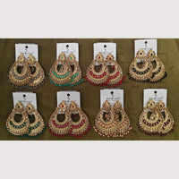 Dhwani Sparkling Crystal Stone And Austrian Stone Beads Dangler Earrings