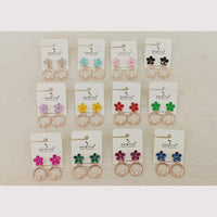 Dhwani Sparkling Crystal Stone And Austrian Stone Beads Dangler Earrings