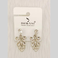 Dhwani Trendy Crystal Stone Dangler Earrings