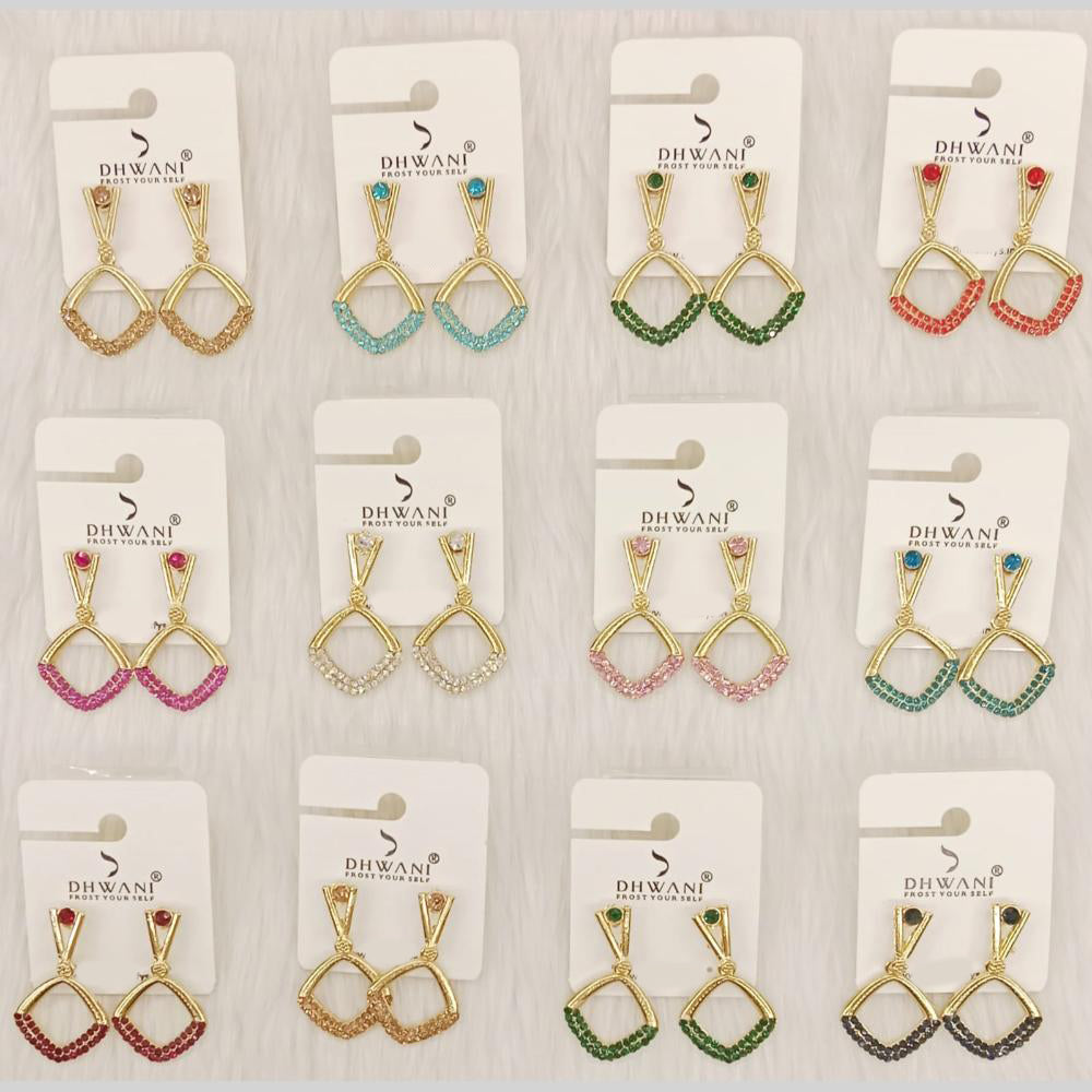 Dhwani Stylish Austrian Stone Dangler Earrings