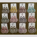 Dhwani Premium Crystal Stone Dangler Earrings (Pack of 12)