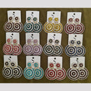 Dhwani Premium Crystal Stone Dangler Earrings (Pack of 12)