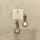 Dhwani Gold Plated Austrian Stone Dangler Earrings