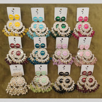 Dhwani Premium Kundan Stone And Beads Dangler Earrings