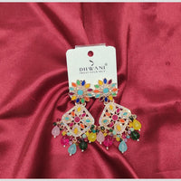 Dhwani Crystal And Austrian Stone Dangler Earrings