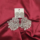 Dhwani Silver Plated Austrian Stone And Kundan Stone Beads Dangler Earrings