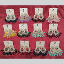 Dhwani Gold Plated Kundan Stone And Beads Dangler Earrings