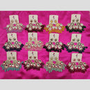 Dhwani Gold Plated Kundan Stone And Beads Dangler Earrings