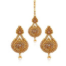 Darshana Jewels AD Stone Copper Dangler Earrings - FAP0164B